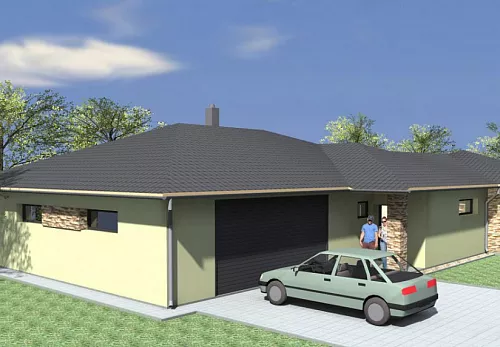 Rodinné domy Projekt rodinného domu v Tlumačově