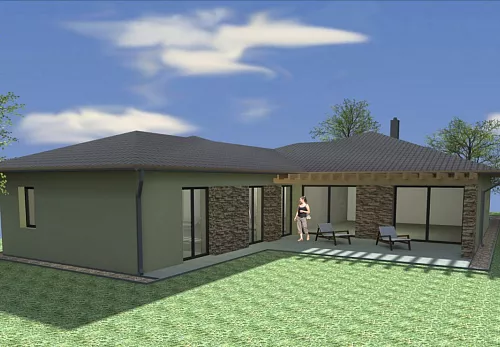 Rodinné domy Projekt rodinného domu v Tlumačově