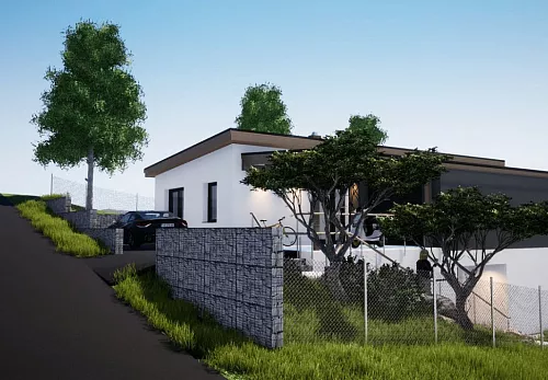 Rodinné domy Projekt rodinného domu v Březnici u Zlína