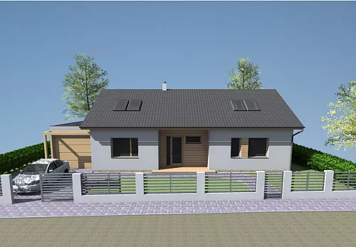 Rodinné domy Projekt rodinného domu v Újezdě