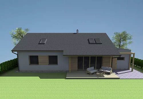 Rodinné domy Projekt rodinného domu v Újezdě