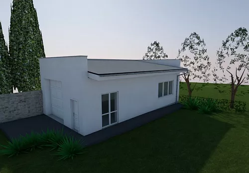 Drobné stavby Projekt garáže v Napajedlích