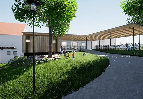 Občanská vybavenost Projekt kulturně-společenského areálu Bělov