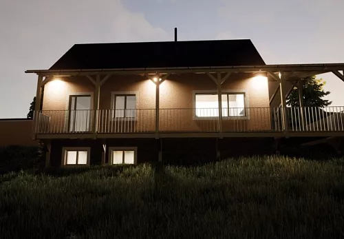 Rodinné domy Projekt rekreačního objektu v Halenkovicích