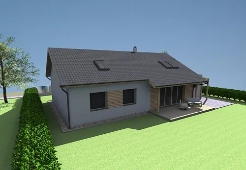 Rodinné domy Projekt rodinného domu v Újezdě