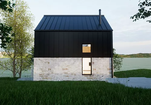 Drobné stavby Projekt chaty pro rodinnou rekreaci