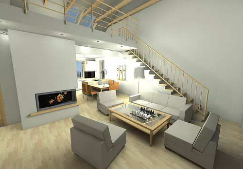 Rodinné domy Projekt rodinného domu v Újezdě