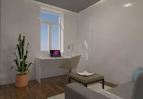 Interiéry Návrh a projekt interiéru půldomku ve Zlíně