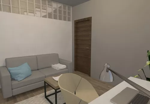 Interiéry Návrh a projekt interiéru půldomku ve Zlíně