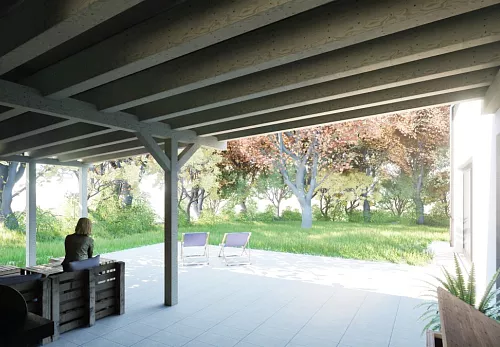 Rodinné domy Projekt rodinného domu v obci Racková