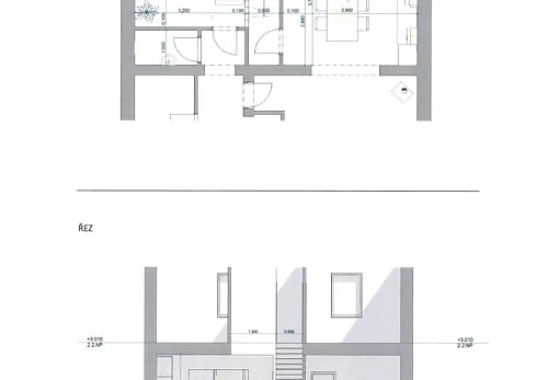Interiéry Návrh a projekt interiéru půldomku ve Zlíně