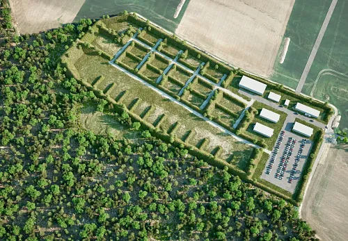 Občanská vybavenost Terénní úpravy území pro budoucí sportovní a rekreační areál, Ketkovice
