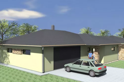 Projekt rodinného domu v Tlumačově