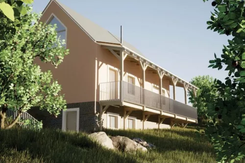 Projekt rekreačního objektu v Halenkovicích