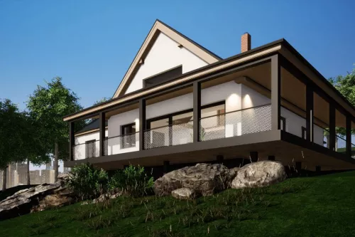 Projekt rodinného domu ve Zlíně