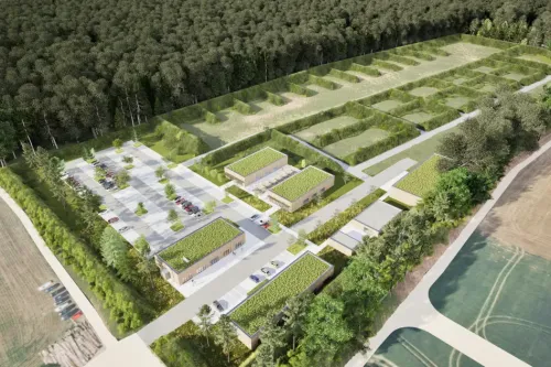 Terénní úpravy území pro budoucí sportovní a rekreační areál, Ketkovice